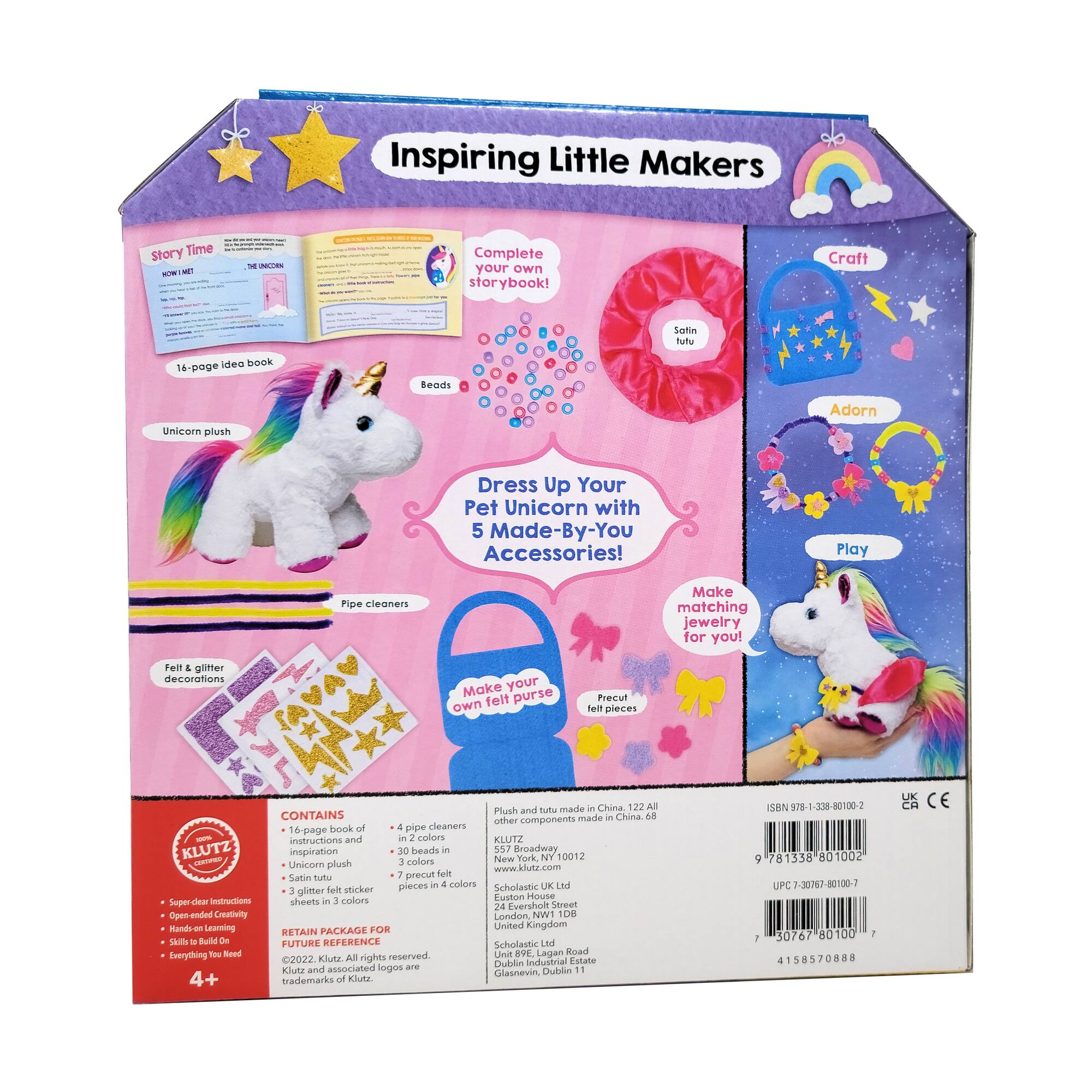 Klutz Jr. Craft & Snuggle: My Pet Unicorn